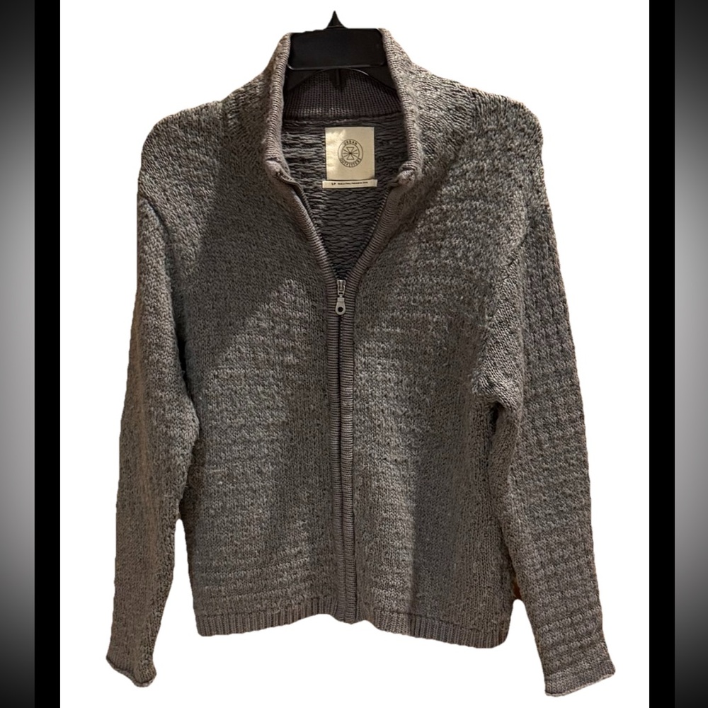 Urban Outfitters Women’s Gray Cardigan Sweater Zip Up Size Small